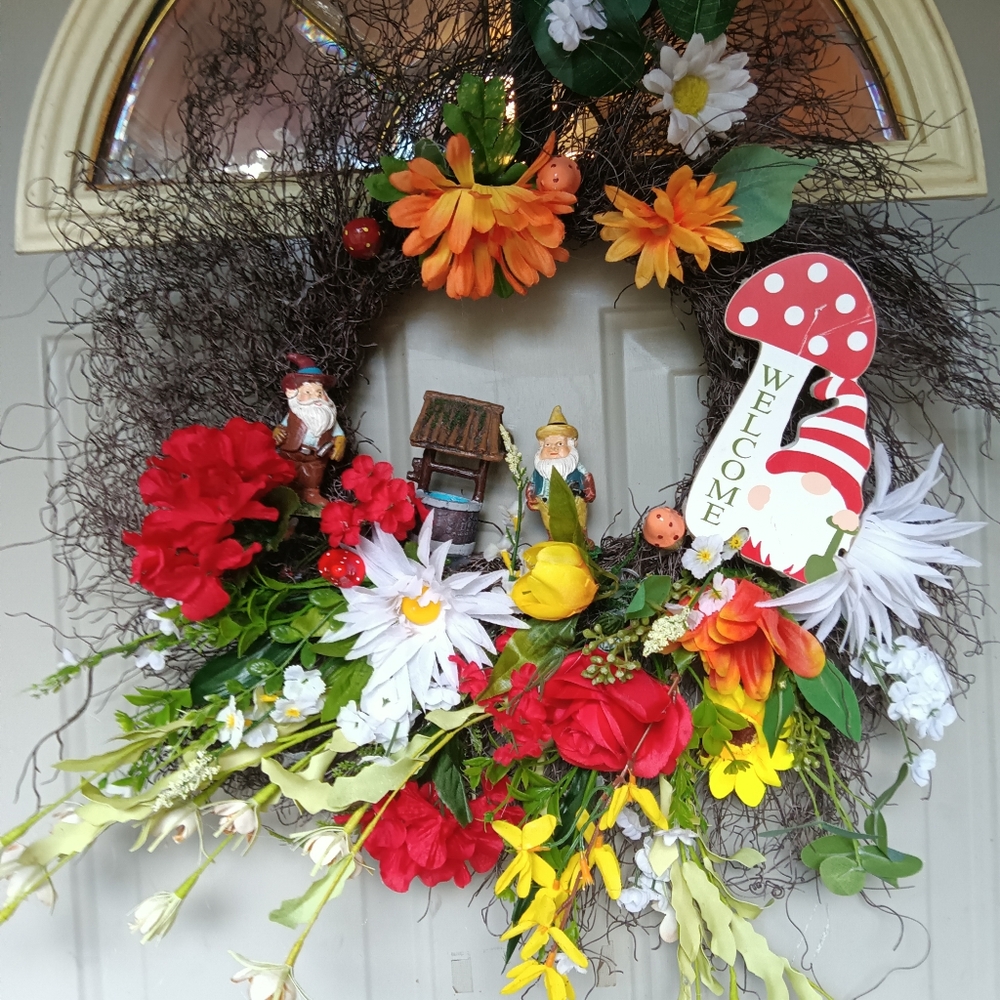 Mushroom wreath